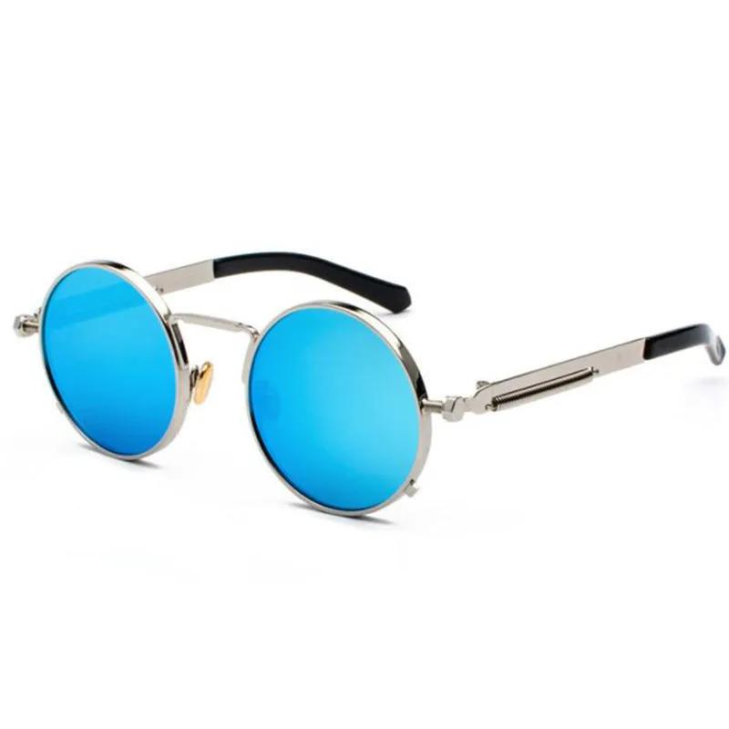 SPH -0.25 -0.5 -1.0 to -6 New Punk Sunglasses Women Round Metal Night Vision Sun Glasses Vintage Men New Spring Glasses Uv400