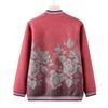 Grandma Winter Velvet Knitted Sweater Medium and Old Cardigan Sweater Female Old Lady Autumn New Clothes Mother Coat
