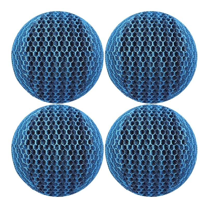 

4Pieces Scum Absorber Sponge Ball for Descaling Oil Absorbing Applications Hot Tubs Swimming Pool Efficient Cleaning 1