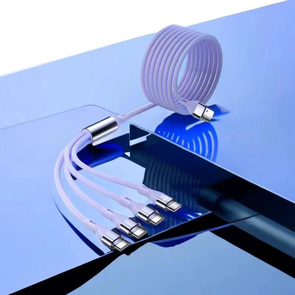 Cablu Splitter USB Tip A Tată la 4 Tip C Tată Cablu USB Multi de Încărcare Conector pentru Telefon Viteză Mare