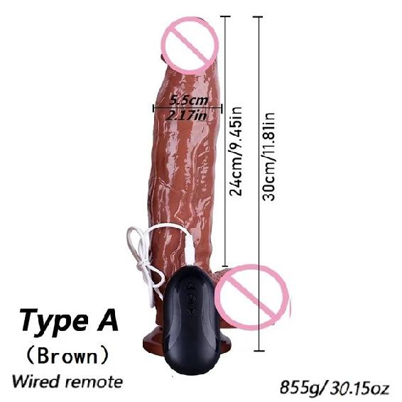 300MM*60MM Vibrating Dildo Skin Feeling Huge Penis Sex Toys Realistic Lesbian Erotic Strapon Big Dick Adult Sex Product