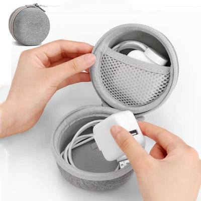EVA Single Watch Travel Case Portable Storage Organizer Shock-Resistant Waterproof Smartwatches Zippered Container Box