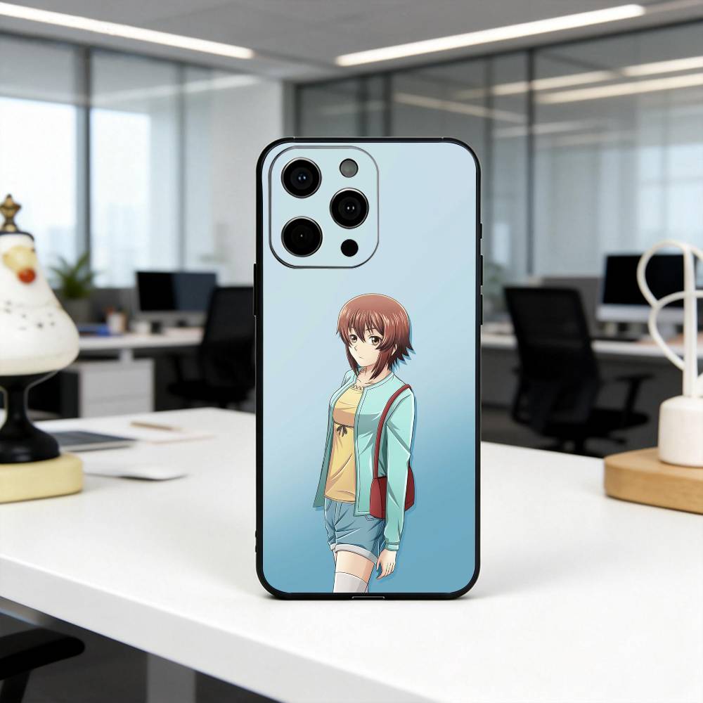 GrandBlue K-Kotegawa C-Chisa-KC Phone Case For iPhone 17, 16,15,14,13,12,11 Plus,Pro Max, Others Soft Black Cover