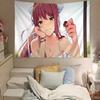 DDLC Doki Literature Wall Tapestry Home Decoration hippie bohemian decoration divination Cheap Hippie Wall Hanging