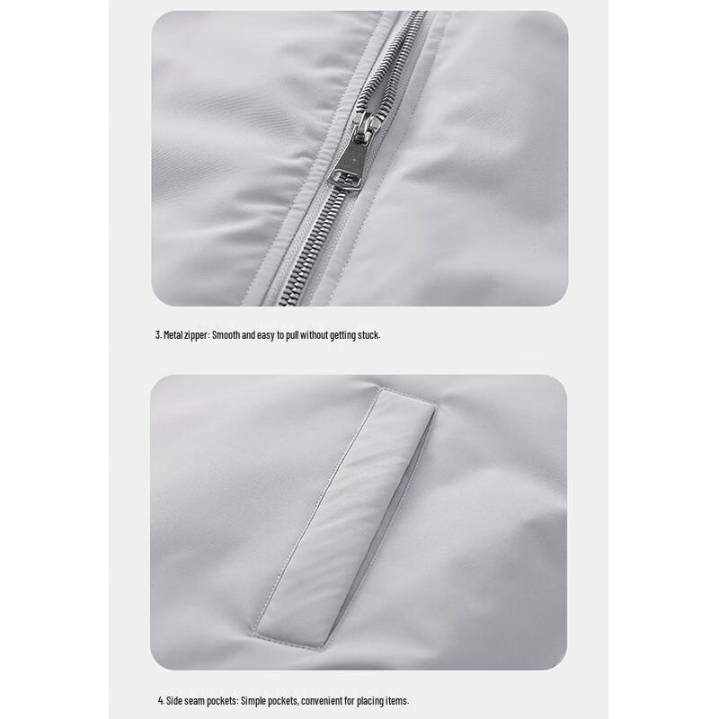 DELHUI Men's Winter Warm Thickened Casual Cotton Jacket