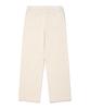 FALLETT Curved Line Straight Pants Ivory