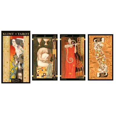 [Q6746] - Tarot Creator 'Gustav Klimt' Golden Collection - 12x7 Cm