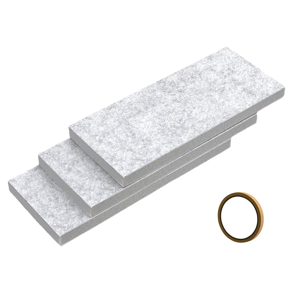 Pack of 3 Air Conditioning Window Insulation Foam Boards with Adhesive for Air Conditioning Sealing Set Noise Reduction
