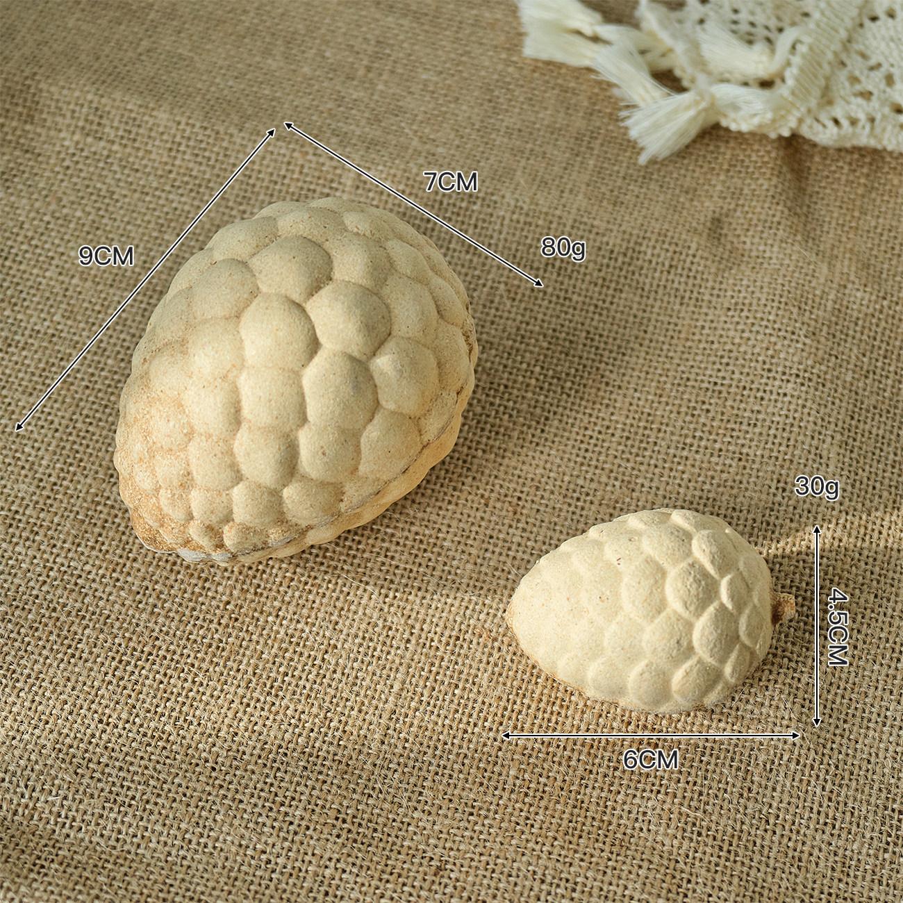 Grocery wooden hairy embryo DIY painted material cute animal ornament home desktop decoration white embryo original rough embryo