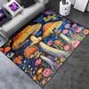 Fantasy Mushroom Pattern Carpet Dreamy Plants Theme Non-Slip Floor Mat Modern Home Decor Rug for Living Room Bedroom Kitchen