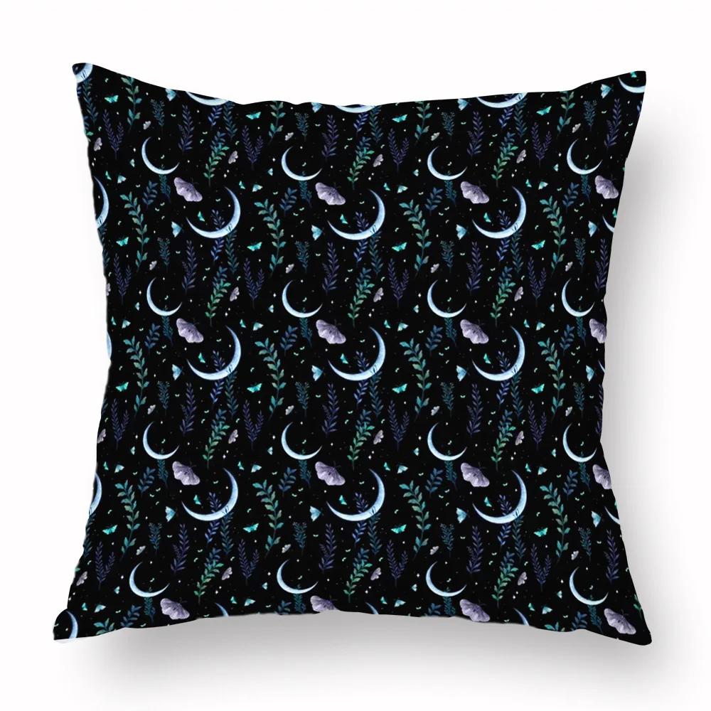 Psychedelic Moon Pillowcase Decoration Room Aesthetics Butterfly Pillowcase Bed Living  Home