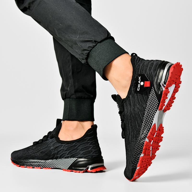 Men's sports casual four season outdoor breathable fashion comfortable sneakers light soft-sole speed running shoes racing shoes
