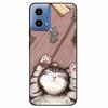 For Moto G34 5G Case G 24 Soft Silicone Fashion Animals TPU Bumper for Motorola Moto G24 G04 Painted Phone Covers Luxury Capa