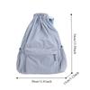 Light Weight Nylon Shoulder Bag Large Capacity High School Bag Drawstring Backpack  Girls Boys