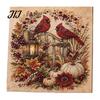 DIY Faux Pearl Art for Adults Autumn Painting Kit, Pumpkin Turkey Easy Craft Kits Kids Sunflower 3D Wall Kit Handmade Fall Home Decor Thanksgiving