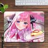 Anime Nakano Nino Mousepad Small LockEdge Mouse Pad For Gamers Computer Desk Pad Rectangular Anti-slip Rubber