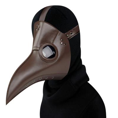 Retro Lange Nase Schnabel Steampunk Vogelmaske Lustige Cartoon Pestdoktor Maske Plastik Halloween Vogelmaske Nachtclub