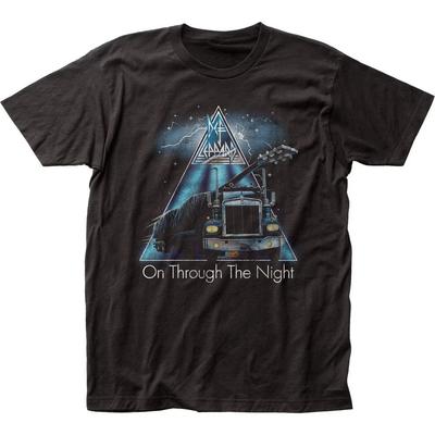 On Through The Night T-Shirt Music Rock Reprint Black | S - 4XL