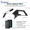 For Toyota RAV4 2013 2014 2015 Real Soft Carbon Fiber Sticker LHD Car Center Gear Shift Panel Trim Interior Accessories