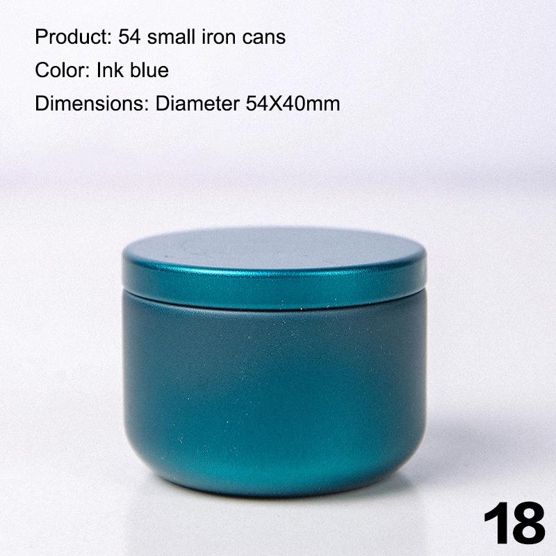 Bärbar Multifunktionell Enfärgad Mini Plåtlåda Med Lufttätt Lock Te Förseglad Burk Förpackningslåda Liten Plåtburk Te Förvaringsburk Gåva