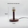 Nordic Woodcraft E27 Table Lamp Holder – LED Bedside Lamp Fixture Accessory.