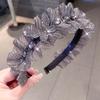 New Diamond-Studded Pleated Fabric Bow Headband, an Elegant And Stylish Hair Accessory