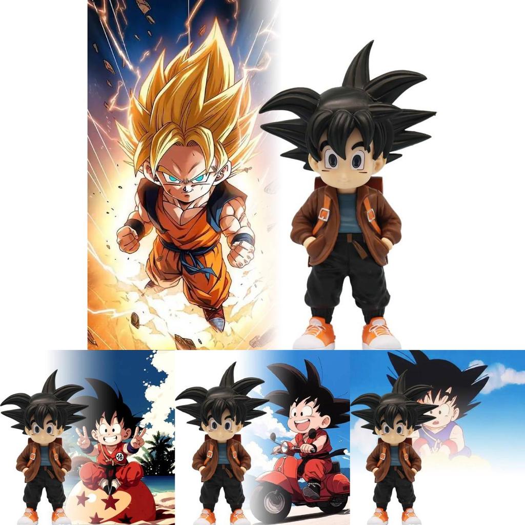 High Quality Pvc Dragon Ball Z Goku Figurine 15.5cm Cute Anime Display Model