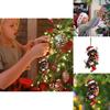 Acrylic Christmas Dachshund Car Pendant With Cute Cartoon Style For Auto Interior Decor