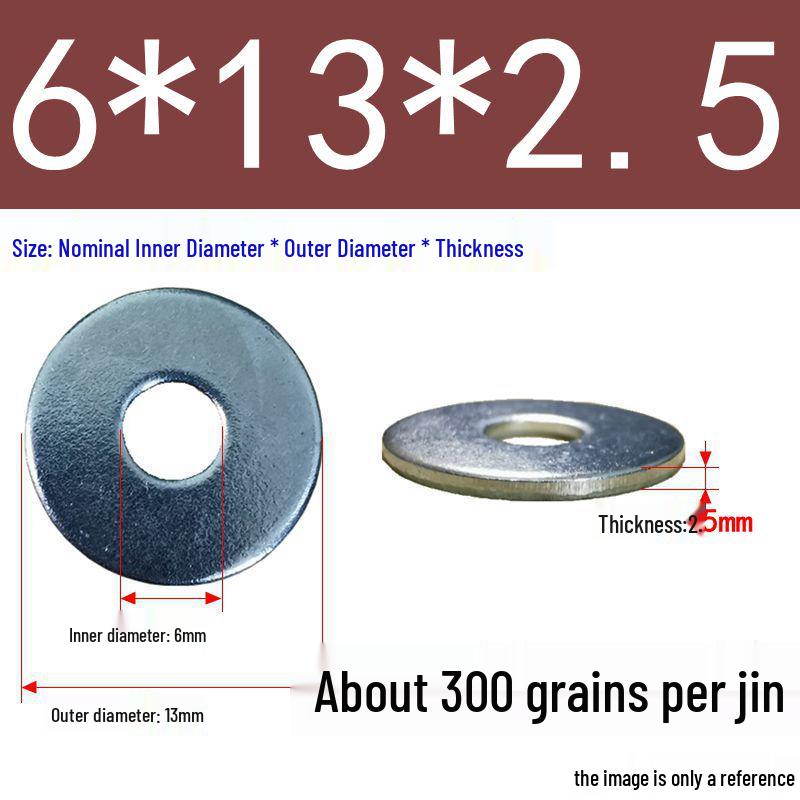 Galvanized Oversized Metal Washers M3-M60