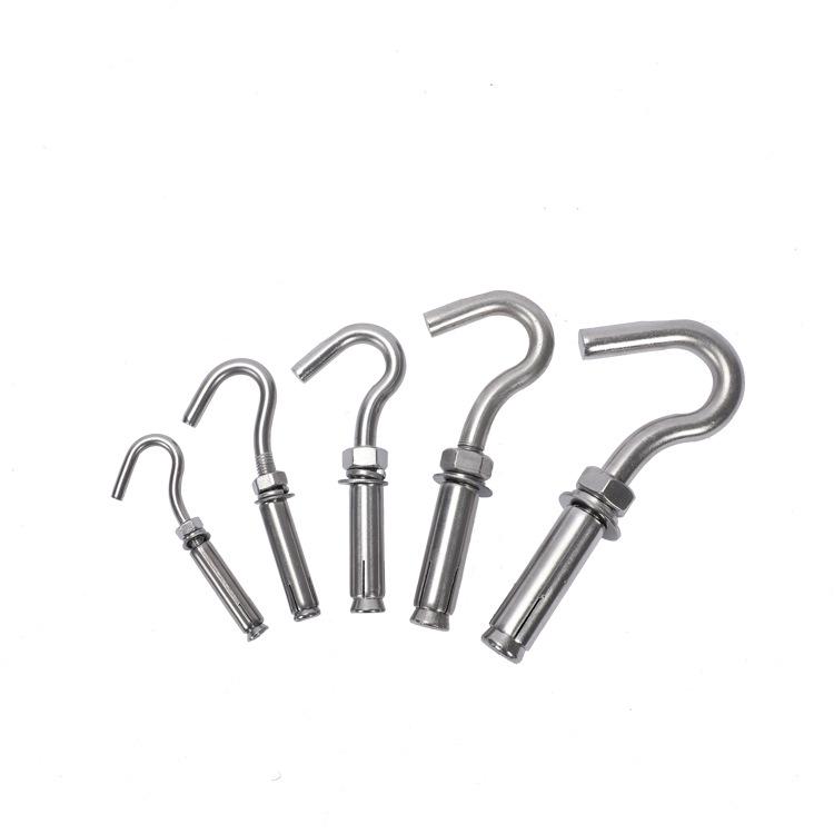 304 Stainless Steel Expansion Hook with Screw and Swing Hook