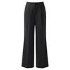 GOELIA Women's High-Waist Wool Blend Loose Wide-Leg Trousers