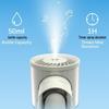 Portable USB Rechargeable Cooling & Humidifying Handheld Desktop Fan with Silent Operation and Spray Function