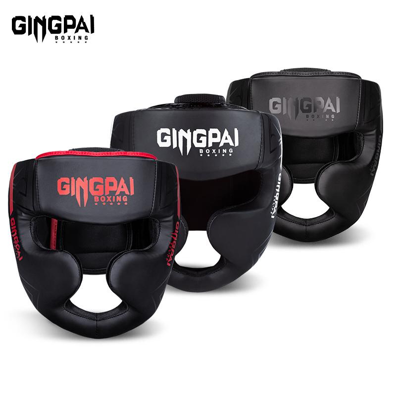 Kickbox-Helm Karate Muay Thai Boxhandschuhe Free Fight Kopfschutz MMA Kopfschutz Sanda Training Sport Atmungsaktiv