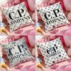 C.P.Company Cushion Cover Anti-dustmite Pillowcase Invisible Zipper Silky Short Plush Sofa Cushion Cover