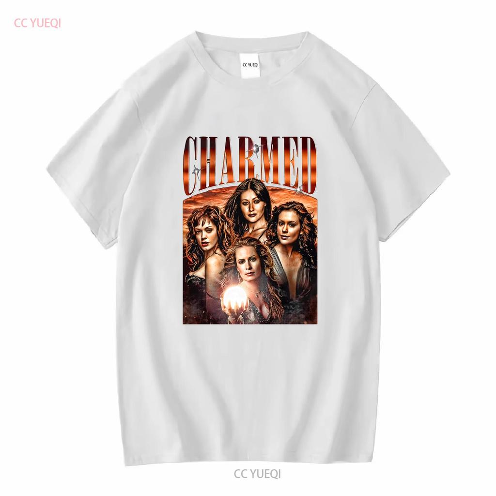 T-shirt Limited Halliwell Charmed Ispirata Vintage Serie TV per Donna e Uomo manica lunga o corta vintage lavata streetwear
