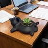 Cat-shaped Storage Box Mini Plant Pot 3D Printed Succulent Pot Funny Cat Flower Pot  Tabletop