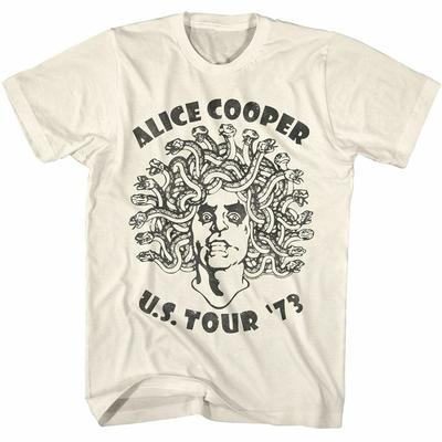 Alice Cooper Medusa Natural Erwachsenen-T-Shirt