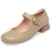 Fashion AIYUQI 2025 new women's shoes Thick heel non-slip Mary Jane shoes female Large size buckle strap formal work shoes for women