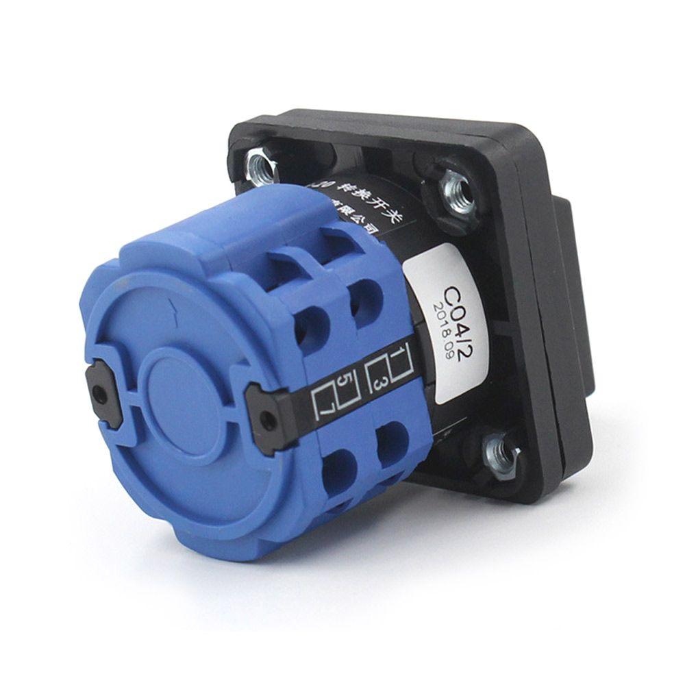 Water Pump Machine 4 Terminals Motor ON/OFF Rotary Cam Switch LW26-20/2 2 Position