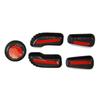 Carbon Fiber Style Seat Adjustment Button Cover trim for Subaru Crosstrek XV