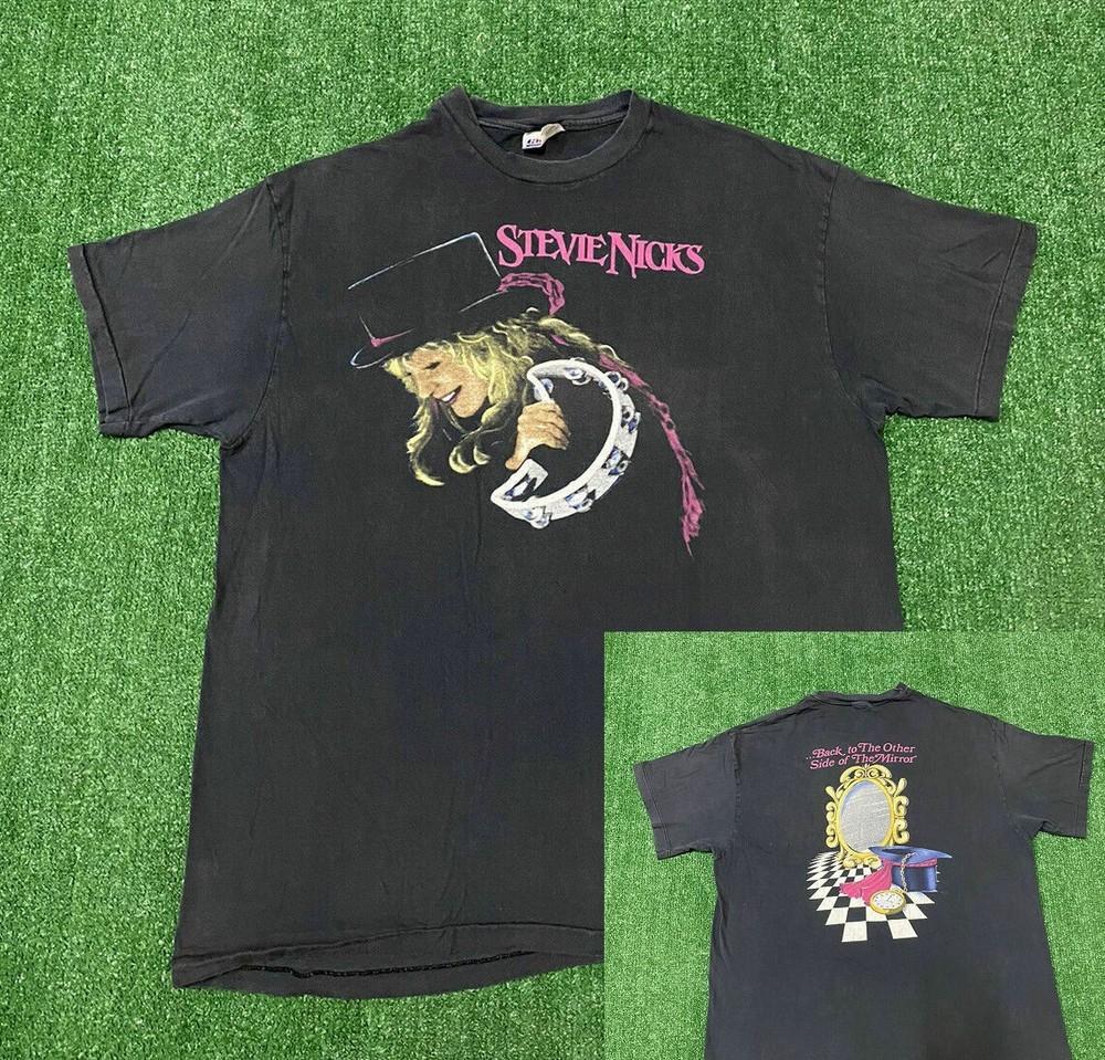 

VINTAGE 1989 STEVIE NICKS OTHER SIDE OF THE MIRROR TOUR BAND T-SHIRT REPRINT 2 Unisex T-Shirt M