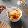 Creative Ceramic Cup Yulong Yipin Stew Cup Pumpkin Cup Hotel Restaurant Household Soup Soup Cup White Porcelain With Lid