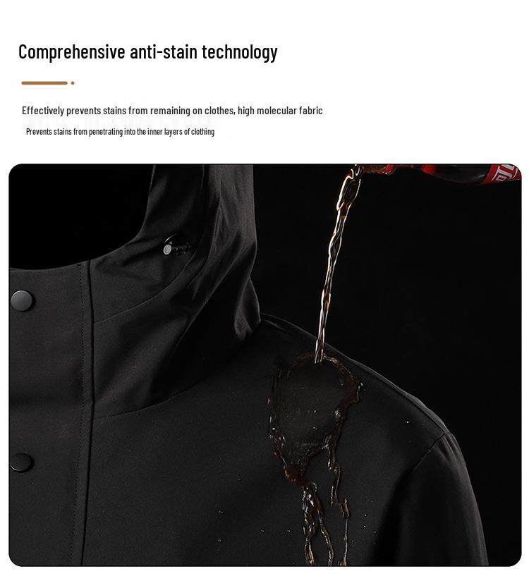 Men's Autumn/Winter Outdoor Mountain Series Casual Hooded Windbreaker Jacket