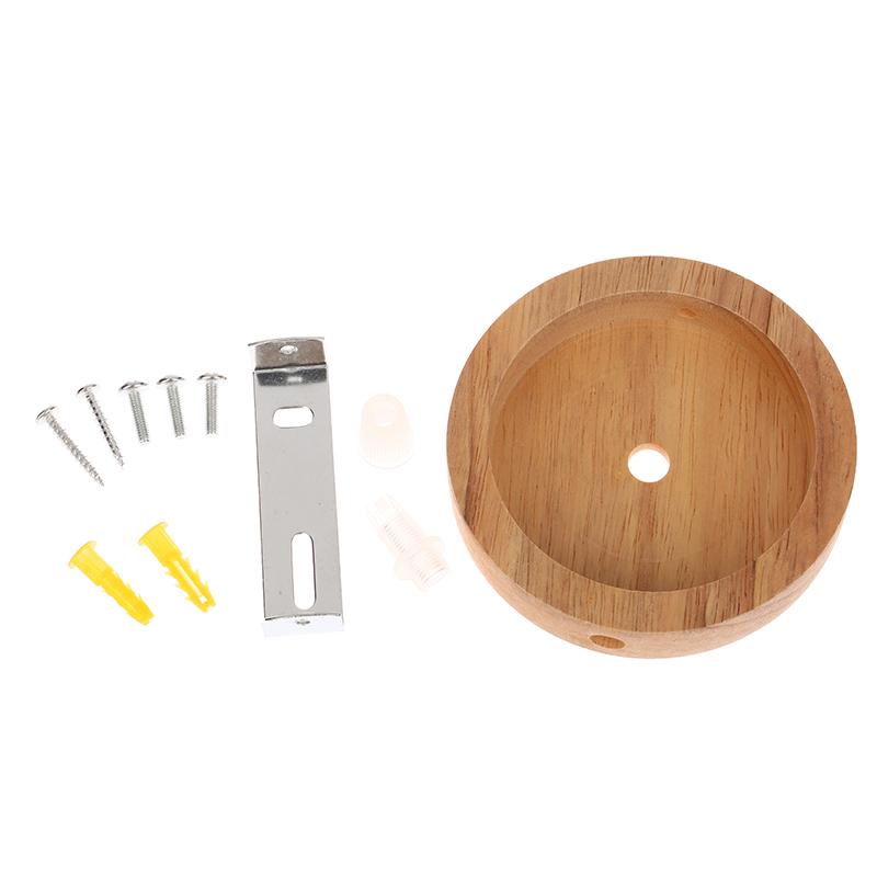 

Hardwood Ceiling Canopy - 3.9 Rustic Mounting Plate for Chandeliers/Pendant Lights,Compatible with Most Hanging Lights