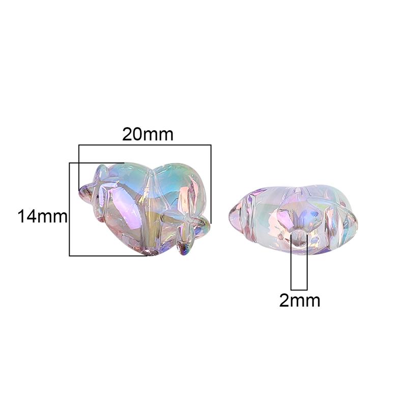 5/10 bucăți margele acrilice, mărgele de dragoste cu stea colorate pentru bricolaj, colier, brățară, cercei, bijuterii