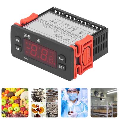 Temperature Controller Fahrenheit Celsius Switchable Digital Display NTC Sensor Thermostat AC for Cooler Refrigerator