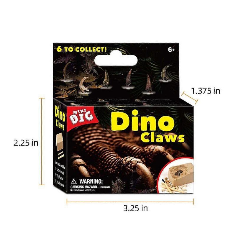 1pcs Dinosaur Paw Fossil Dig Kit Crafts Toys Diy Assembly Model Archaeological Excavation Christmas Gift