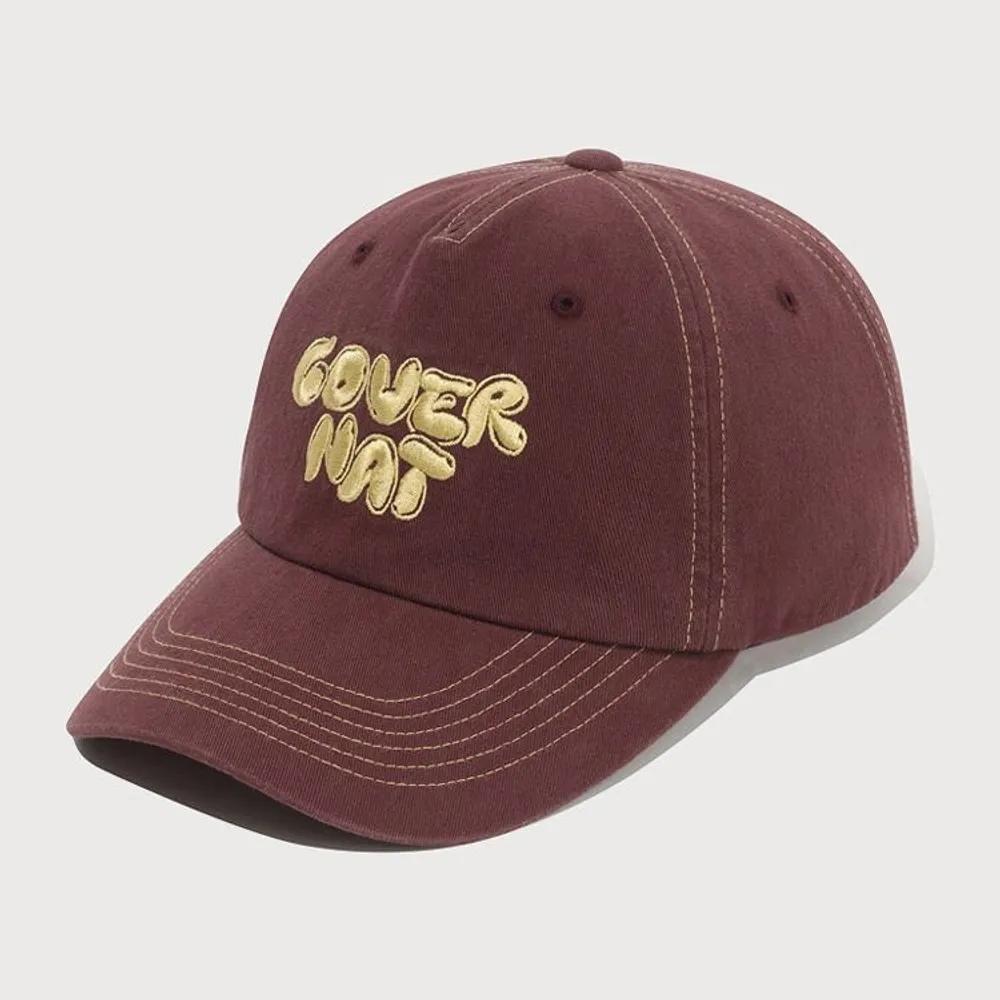 [COVERNAT] Graphic Logo Trucker Ball Cap Wine CO2606CA14WI