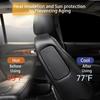 XCBYT Car Window Shades - 4 Pcs Car Privacy Curta - 100% Block Light Car Window Covers - Magnetic Side Window Sun Shade Keeps Cooler For