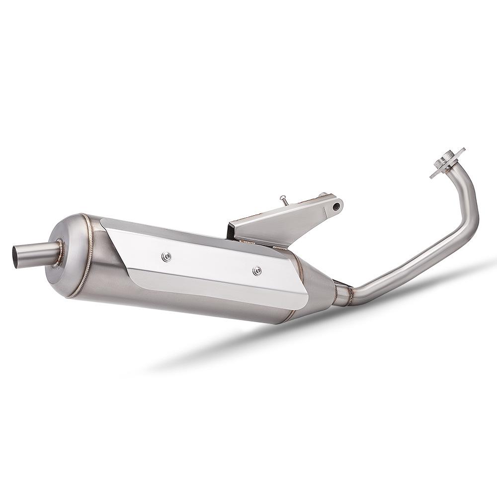 RS100 Motorcycle Scooter Exhaust Modification Kit - Full, Front, and Tail Sections